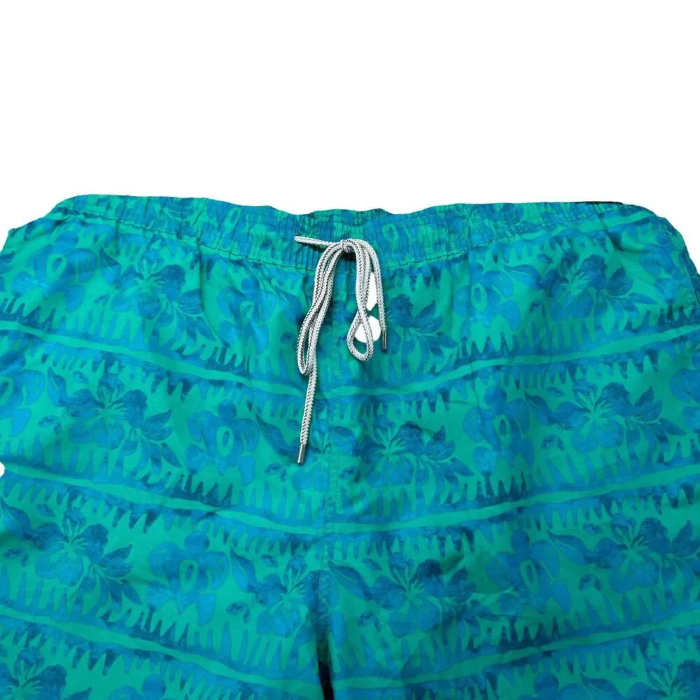Kirkland Signature Swim Shorts Men's Extra Extra Large Blue Orange LOT of 2 NWT
